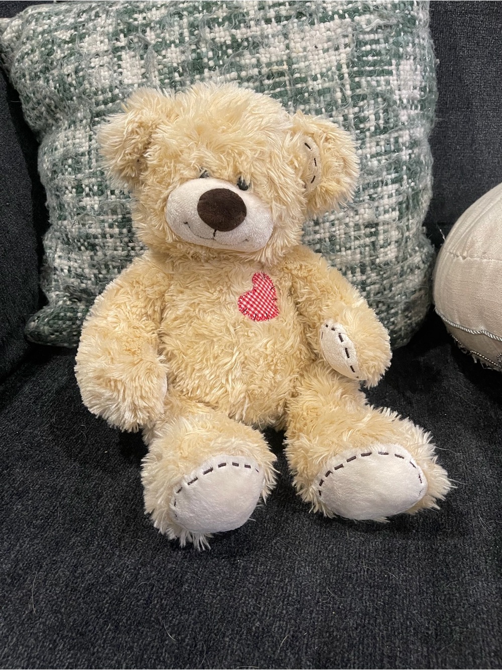 Build a bear Chap heart patch bear